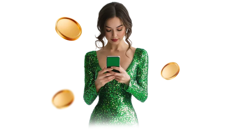 mulher ganhando no celular
